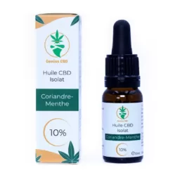 Huile de CBD à la coriandre et menthe 10%