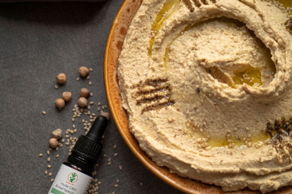 Recette CBD : hoummous