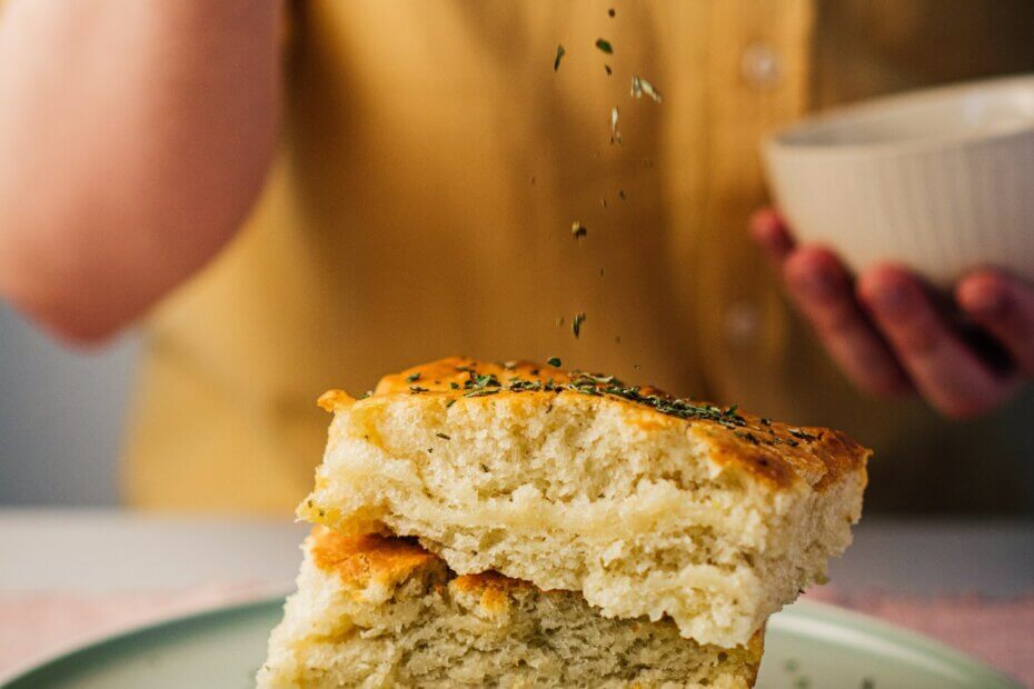 Recette CBD : focaccia au CBD